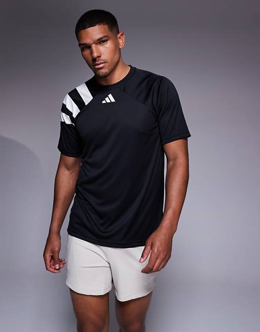 adidas Football Fortore t-shirt in black