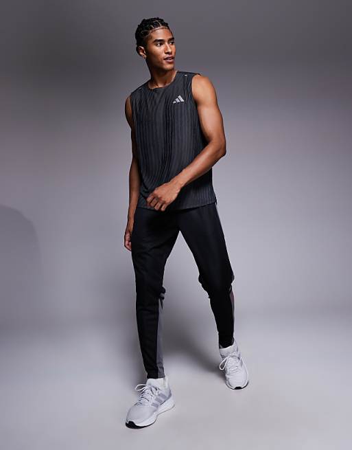 adidas Football Squadra joggers in black and red