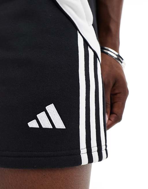 Adidas Football Tiro 24 Sweat Shorts In Black