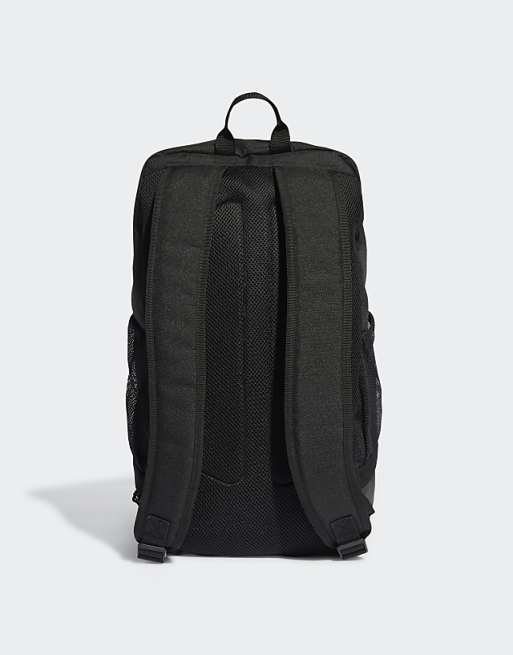 Adidas Football Tiro Backpack In Black And White