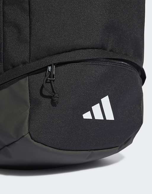 Adidas Football Tiro Backpack In Black And White