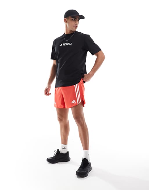 Adidas Outdoor Terrex T-shirt With Chest Logo In Black