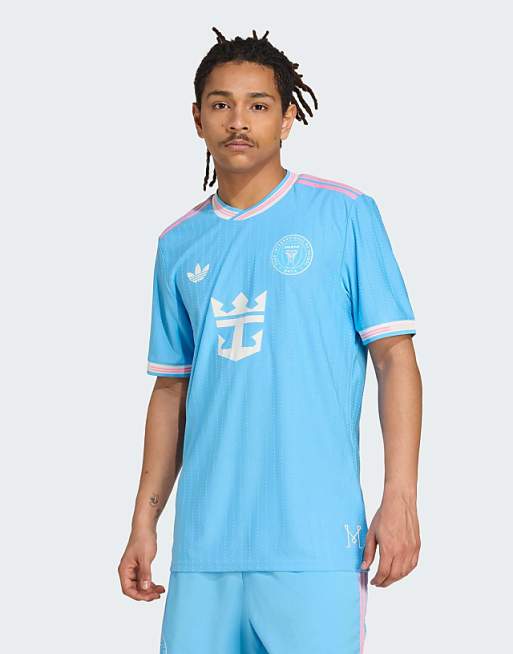 Adidas Performance Inter Miami Cf 25/26 Third Authentic Messi Jersey In Semi Blue Burst