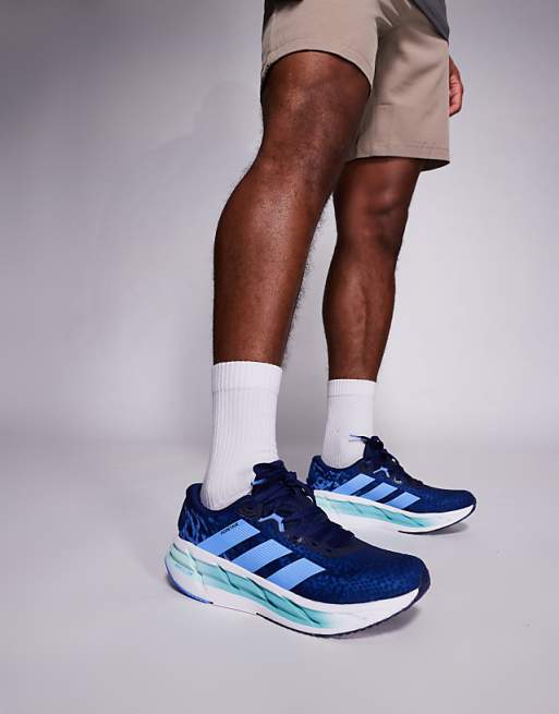 adidas Running Adistar 4 trainers in blue and white