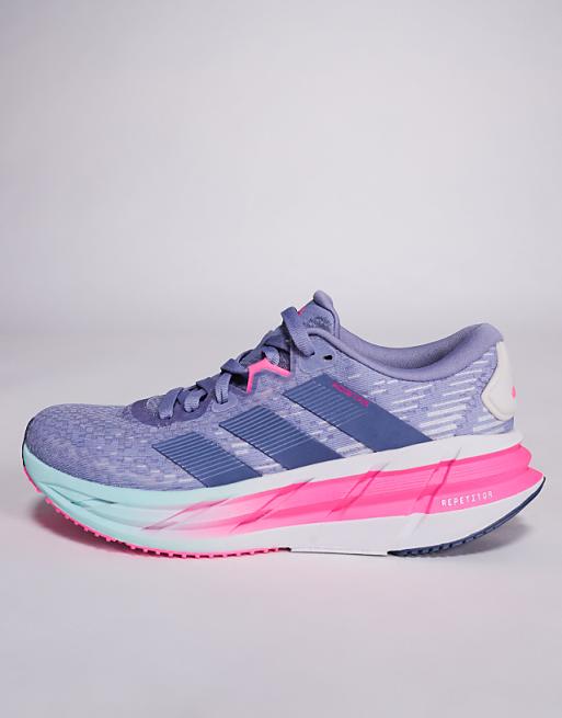 Adidas Running Adistar 4 Trainers In Purple And Pink