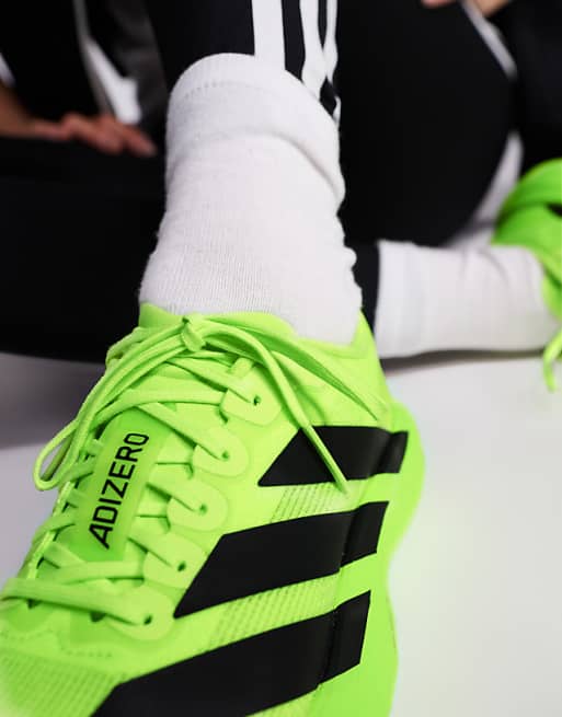 Adidas Running Adizero EVO SL Trainers In Bright Yellow