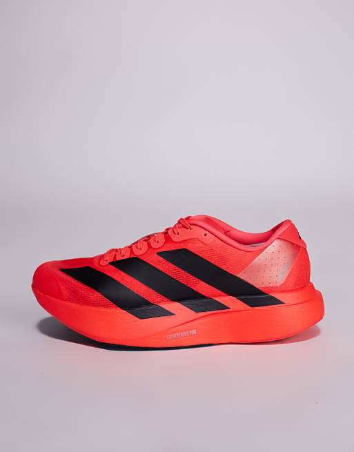 Adidas Running Adizero Evo SL Trainers In Red And Black
