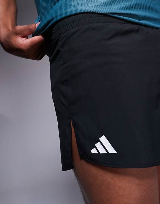 Adidas Running Adizero Shorts In Black