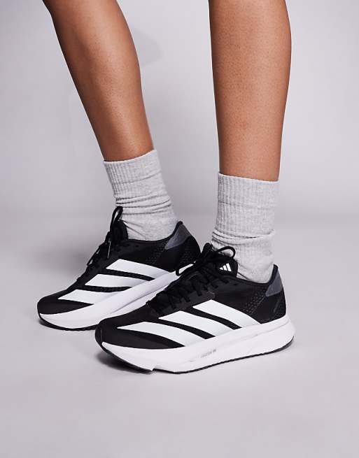 Adidas Running Adizero SL2 Trainers In Black And White
