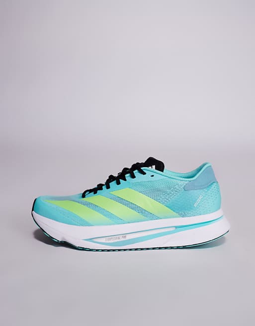 Adidas Running Adizero SL2 Trainers In Blue And Yellow