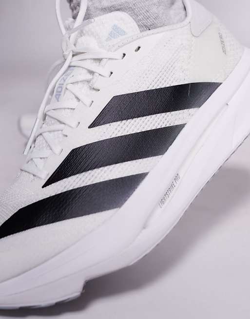 Adidas Running Adizero SL2 Trainers In White And Black