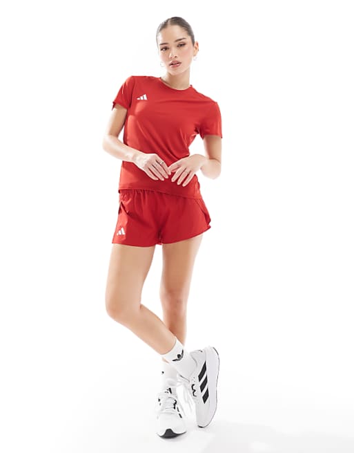 Adidas Running Adizero T-shirt In Red