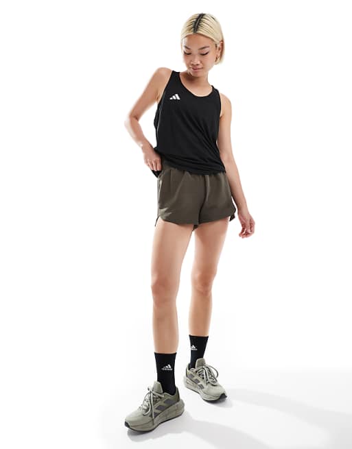 Adidas Running Adizero Vest In Black