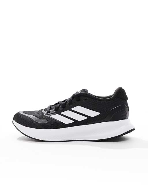 Adidas Running RunFalcon Trainers In Black And White