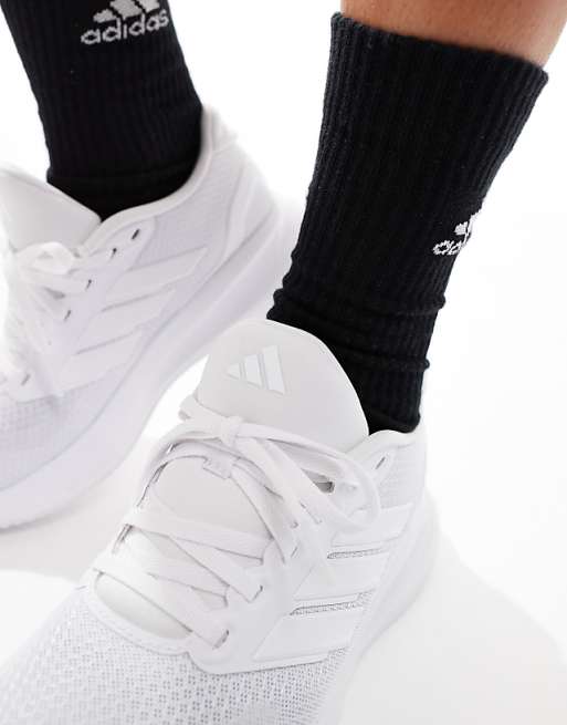 Adidas Running Runfalcon Trainers In White