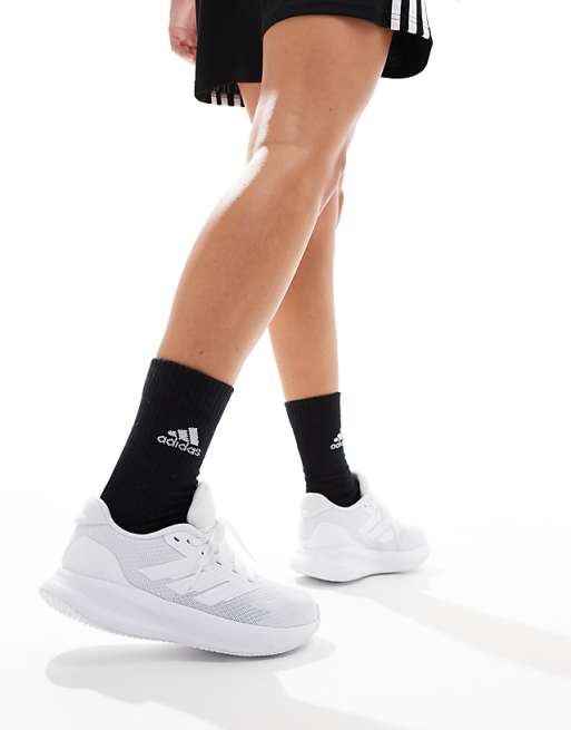 Adidas Running Runfalcon Trainers In White