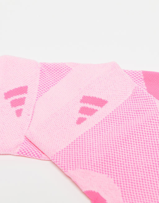 Adidas Running Sock In Bright Pink