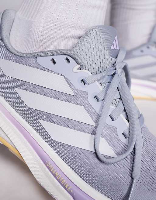Adidas Running Supernova Rise 2 Trainers In Grey And Silver