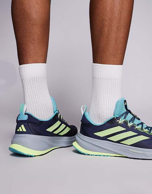 Adidas Running Supernova Rise ATR In Blue Grey And Yellow