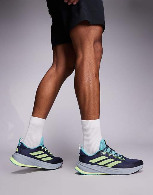 Adidas Running Supernova Rise ATR In Blue Grey And Yellow
