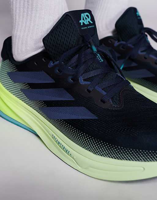 Adidas Running Supernova Rise ATR In Navy And Yellow