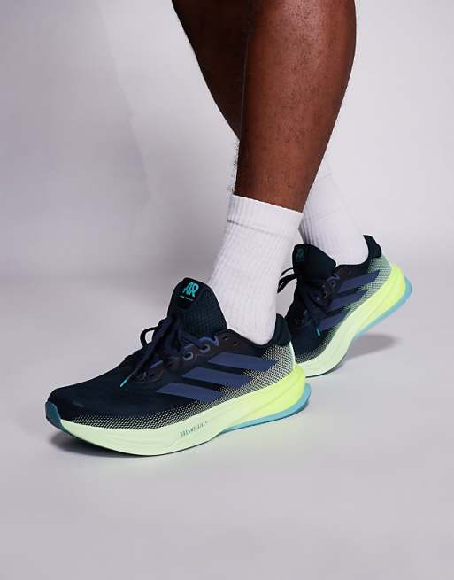 Adidas Running Supernova Rise ATR In Navy And Yellow