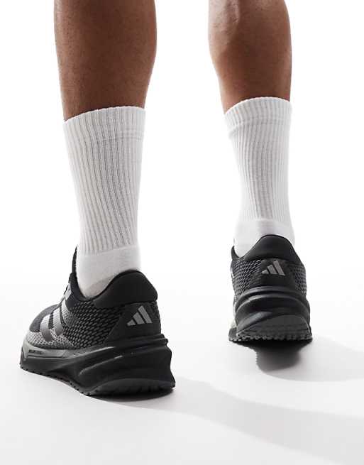 Adidas Running Supernova Trainers In Black