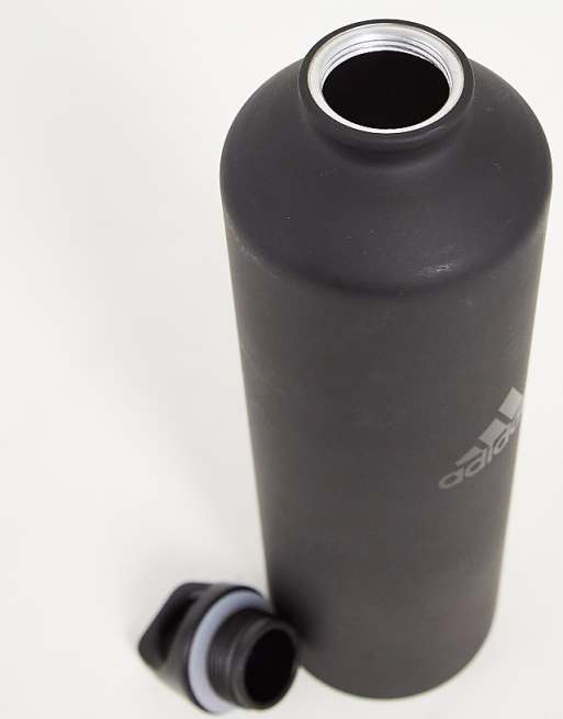Adidas Training 0.75l Metal Water Bottle In Black