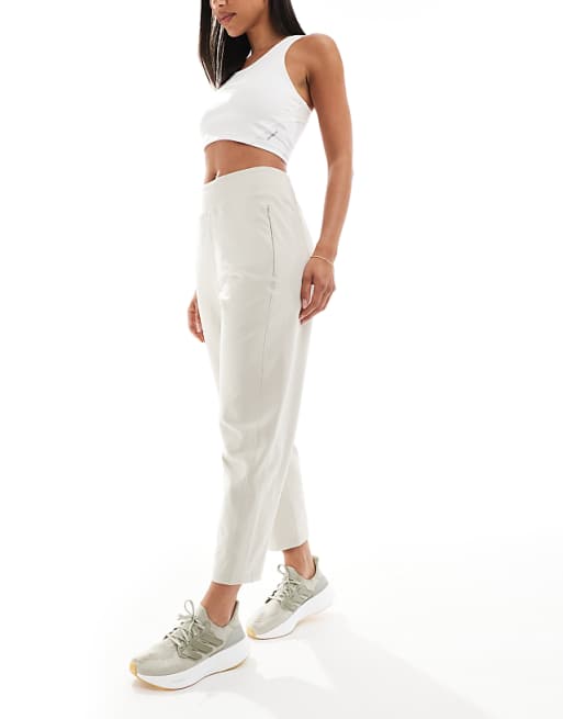Adidas Training All Me Yoga Pants In Beige