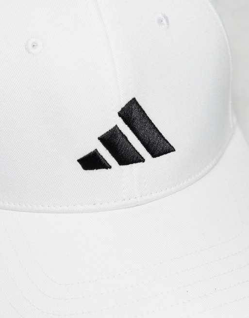 Adidas Training Cotton Baseball Cap In White