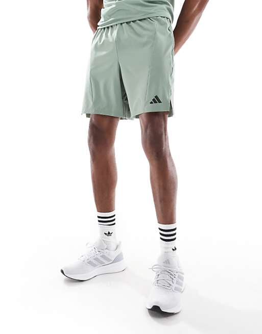 adidas Training D4T short in silver green