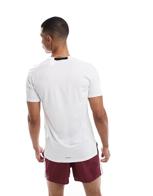 Adidas Training D4T T-shirt In White
