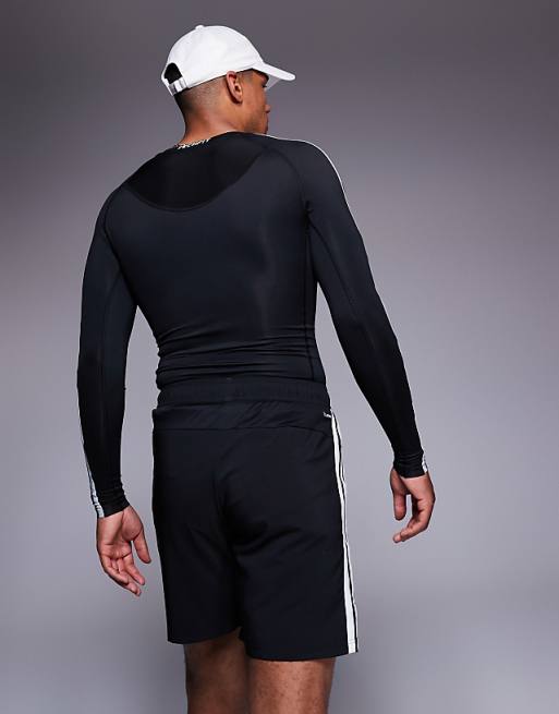 Adidas Training Essentials 3 Stripe Woven Shorts In Black