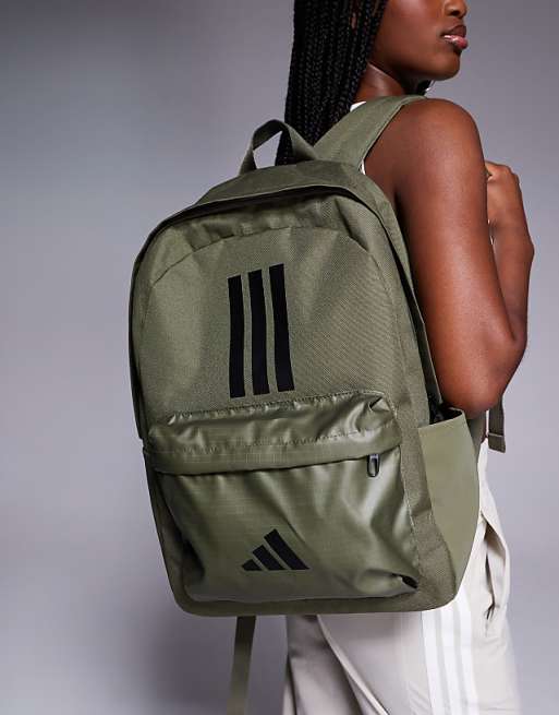 adidas Training essentials backpack in khaki