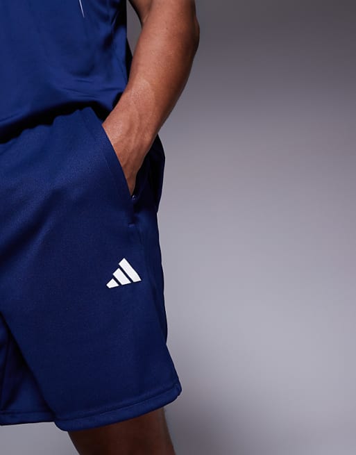Adidas Training Essentials Woven Shorts In Navy