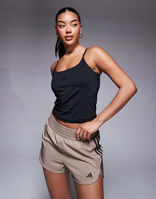 adidas Training Optime strap top in black
