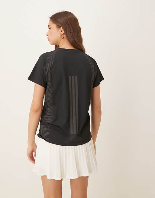 Adidas Training Seamless T-shirt In Black
