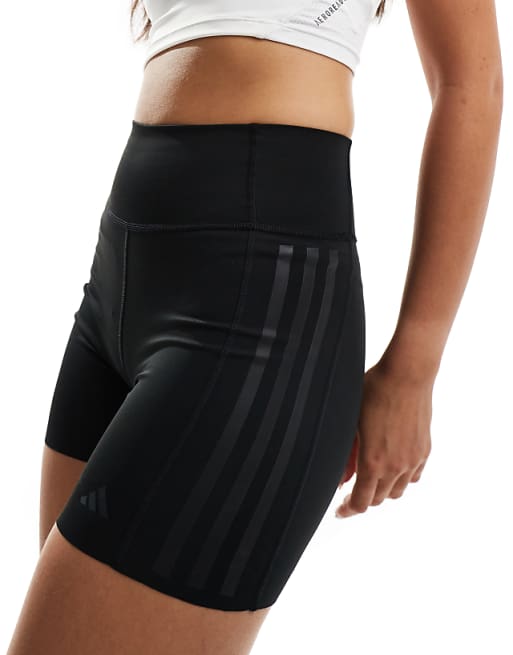 Adidas Training Strength 4"" Booty Shorts In Black