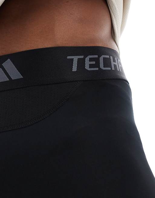 Adidas Training Tech Fit Base Leggings In Black