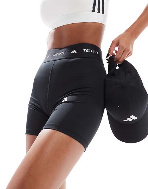 Adidas Training Tech Fit Sculpt Shorts In Black