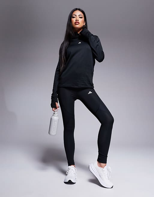 adidas Training tech-fit set in black