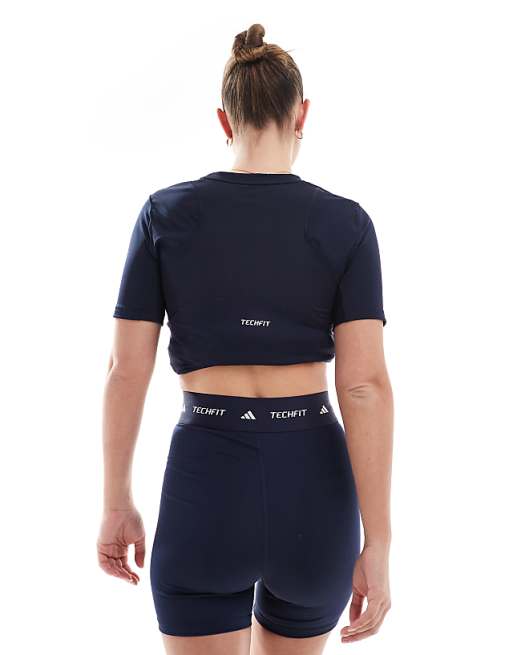 Adidas Training Tech Fit Shorts In Navy