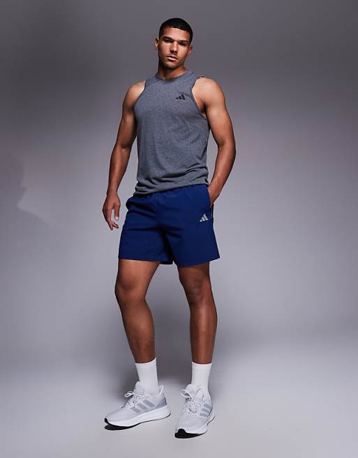 adidas Training Tech shorts in navy