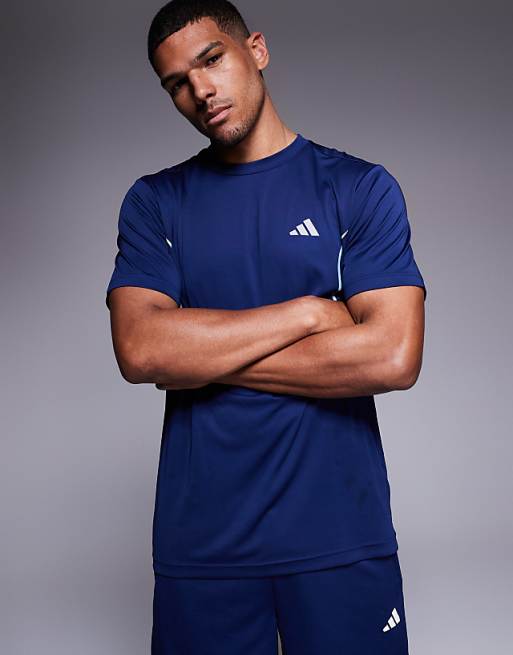 Adidas Training Tech T-shirt In Navy