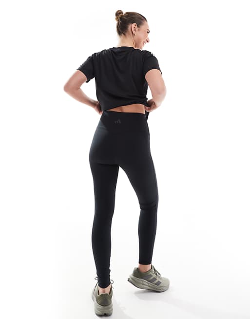 Adidas Training Yoga All Me Sculpt Leggings In Black