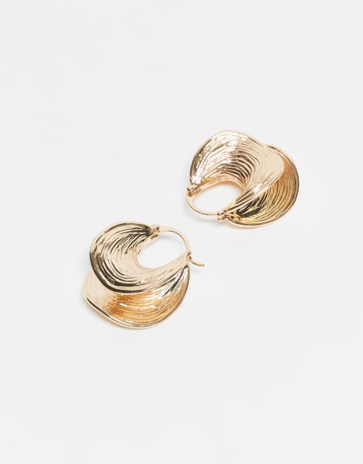 ALDO Gligoni Pack Of 3 Earrings In Gold And Brown Resin