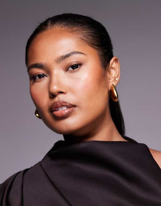 ALDO Koby Stainless Steel Molten Tear Drop Earrings In Gold