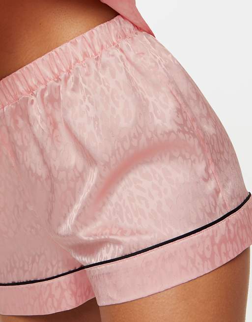 Ann Summers Signature Satin Pj Set In Pink