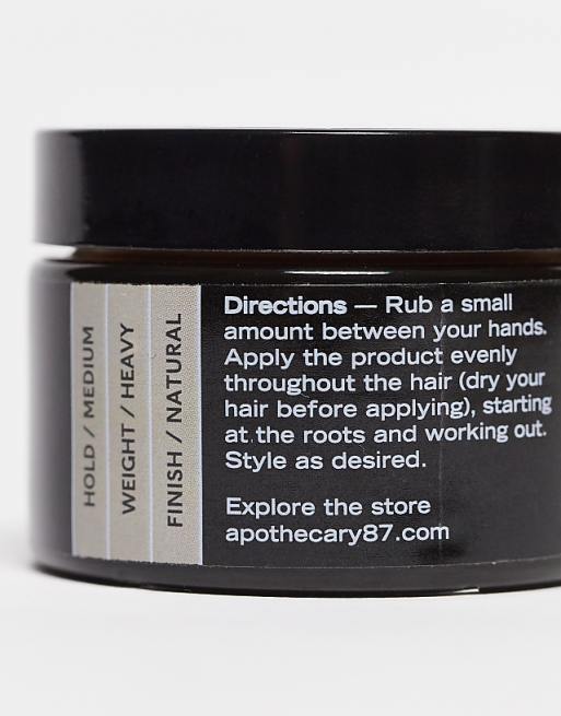 Apothecary 87 Hair Styling Clay Pomade 50ml