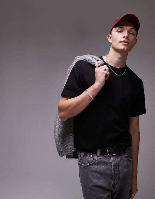 ARKET Heavyweight Jersey T-shirt In Black